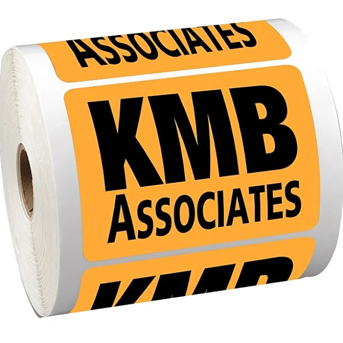 Sticker by the Roll - Rectangle - 2-3/4 inches x 3-3/4 inches