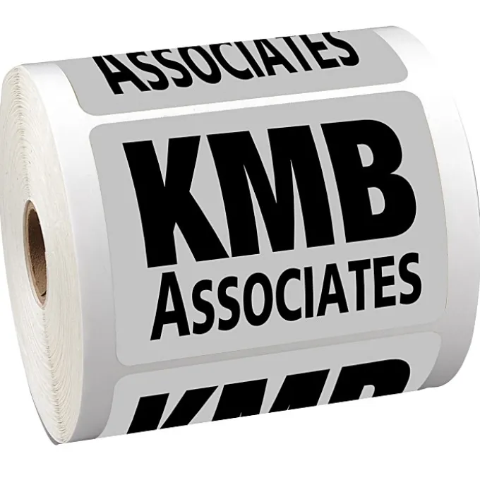 Sticker by the Roll - Rectangle - 2-3/4 inches x 3-3/4 inches