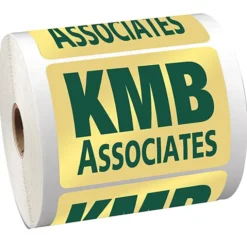 Sticker by the Roll - Rectangle - 2-3/4 inches x 3-3/4 inches