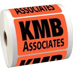 Sticker by the Roll - Rectangle - 2-3/4 inches x 3-3/4 inches