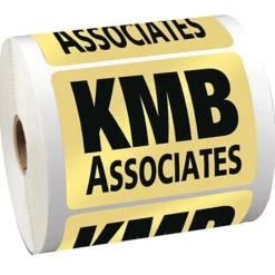 Sticker by the Roll - Rectangle - 2-3/4 inches x 3-3/4 inches