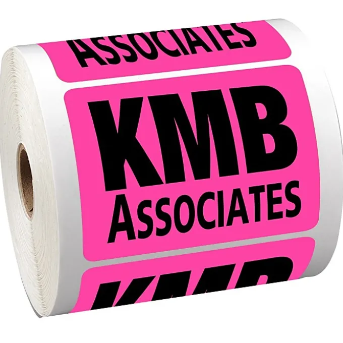 Sticker by the Roll - Rectangle - 2-3/4 inches x 3-3/4 inches