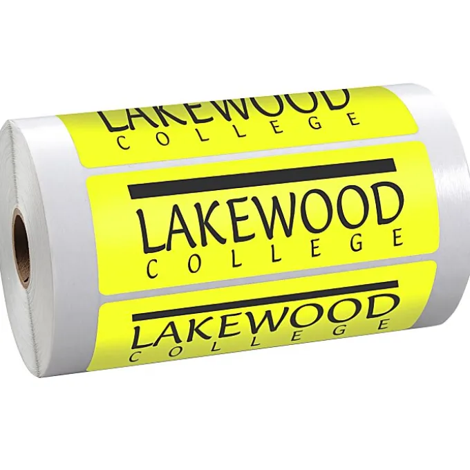 Sticker by the Roll - Rectangle - 1-3/4 inches x 5-1/4 inches