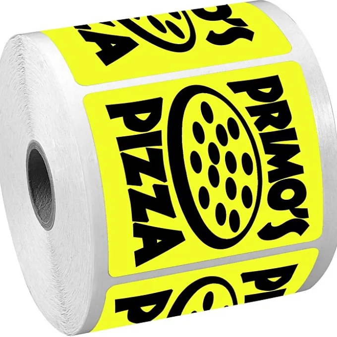 Sticker by the Roll - Rectangle - 2-1/2 inches x 3 inches