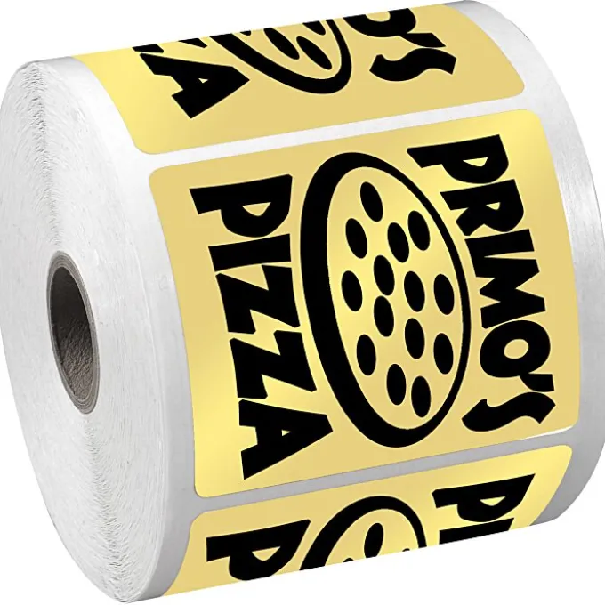 Sticker by the Roll - Rectangle - 2-1/2 inches x 3 inches