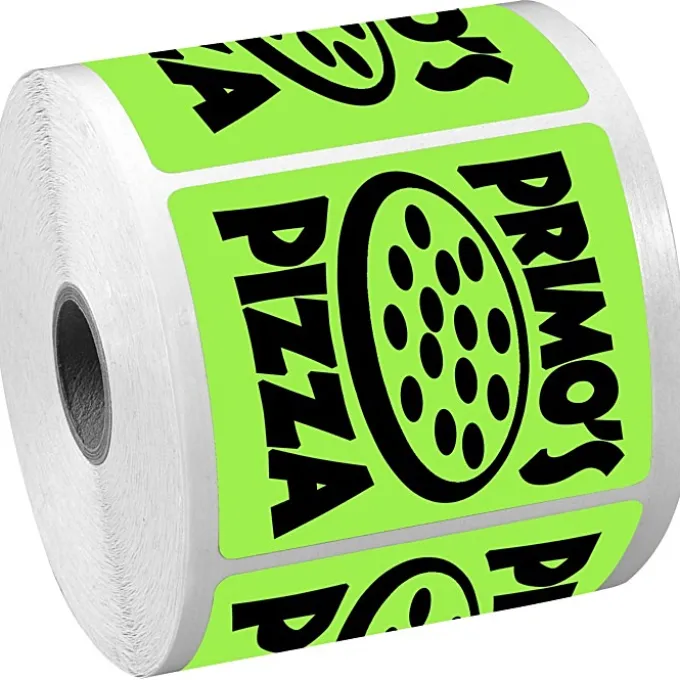 Sticker by the Roll - Rectangle - 2-1/2 inches x 3 inches
