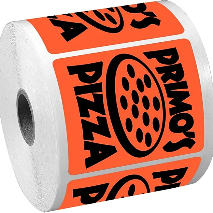 Sticker by the Roll - Rectangle - 2-1/2 inches x 3 inches