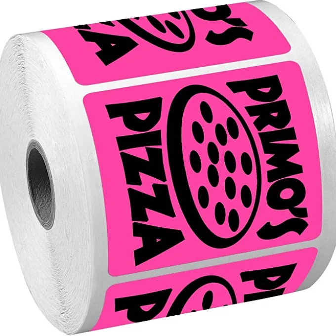 Sticker by the Roll - Rectangle - 2-1/2 inches x 3 inches