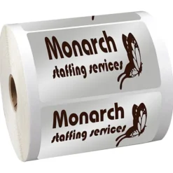 Sticker by the Roll - Rectangle - 2-3/8 inches x 3-3/4 inches