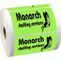 Sticker by the Roll - Rectangle - 2-3/8 inches x 3-3/4 inches