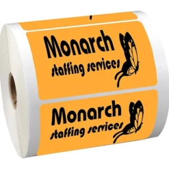 Sticker by the Roll - Rectangle - 2-3/8 inches x 3-3/4 inches