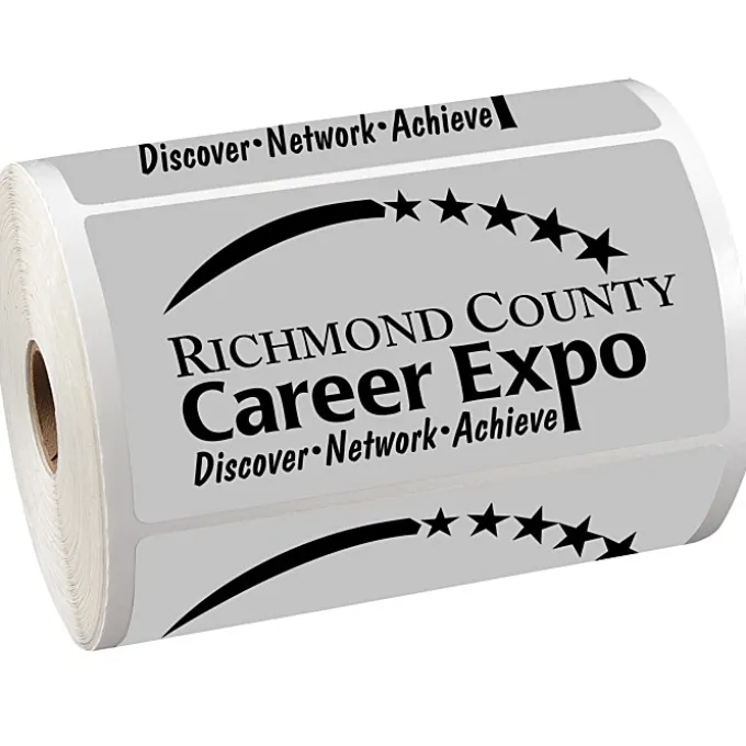Sticker by the Roll - Rectangle - 2-3/4 inches x 5-1/4 inches