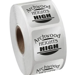 Sticker by the Roll - Square - 1-1/4 inches x 1-1/4 inches