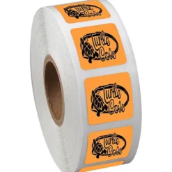 Sticker by the Roll - Square - 3/4 inches x 3/4 inches