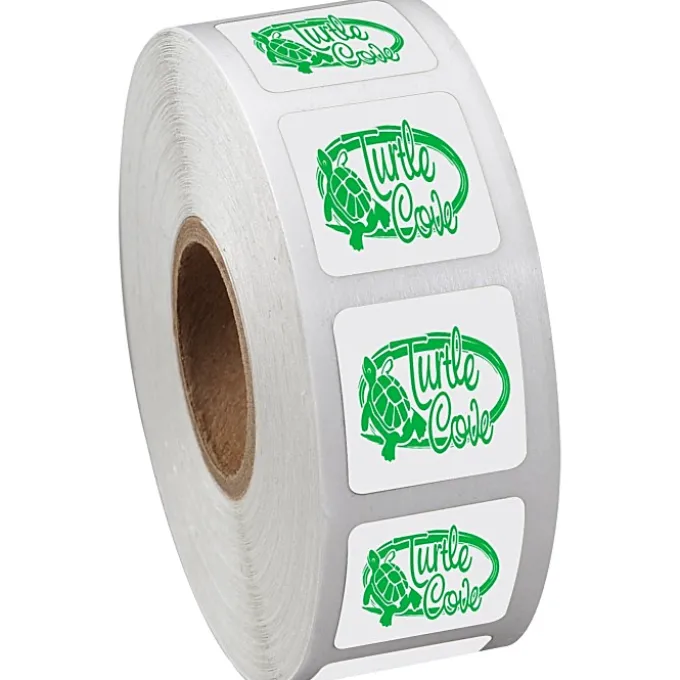 Sticker by the Roll - Square - 3/4 inches x 3/4 inches