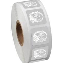 Sticker by the Roll - Square - 3/4 inches x 3/4 inches