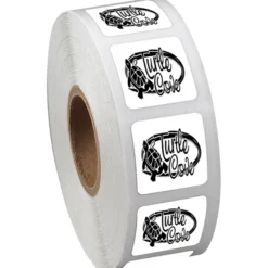 Sticker by the Roll - Square - 3/4 inches x 3/4 inches