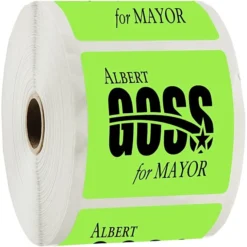 Sticker by the Roll - Square - 3 inches x 3 inches