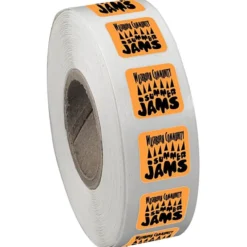 Sticker by the Roll - Square - 1/2 inches x 1/2 inches