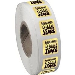 Sticker by the Roll - Square - 1/2 inches x 1/2 inches