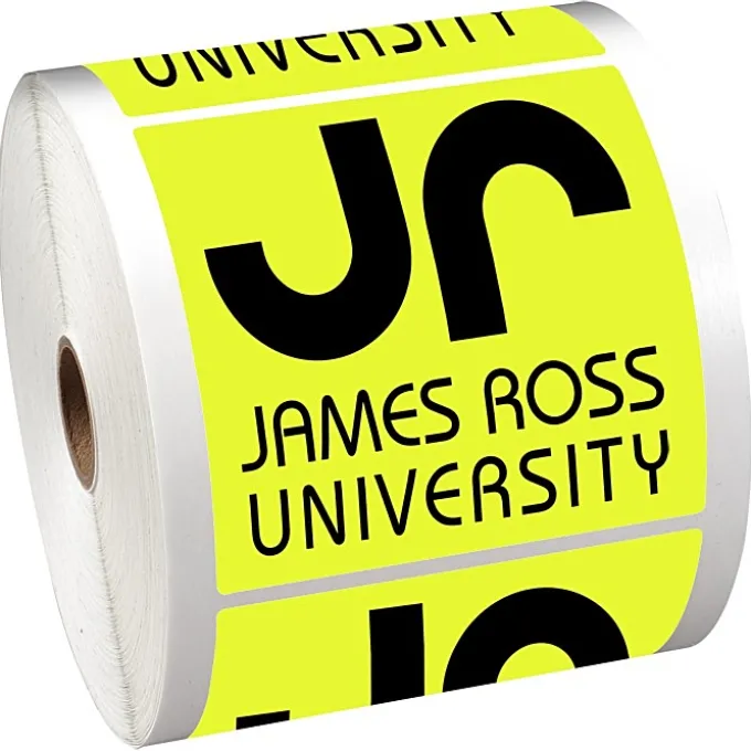 Sticker by the Roll - Square - 3-3/4 inches x 3-3/4 inches