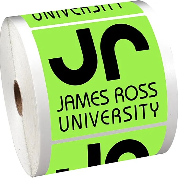 Sticker by the Roll - Square - 3-3/4 inches x 3-3/4 inches