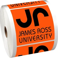 Sticker by the Roll - Square - 3-3/4 inches x 3-3/4 inches