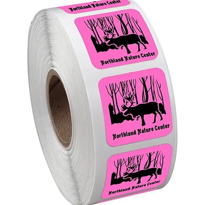 Sticker by the Roll - Square - 1 inch x 1 inch