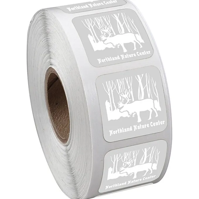 Sticker by the Roll - Square - 1 inch x 1 inch