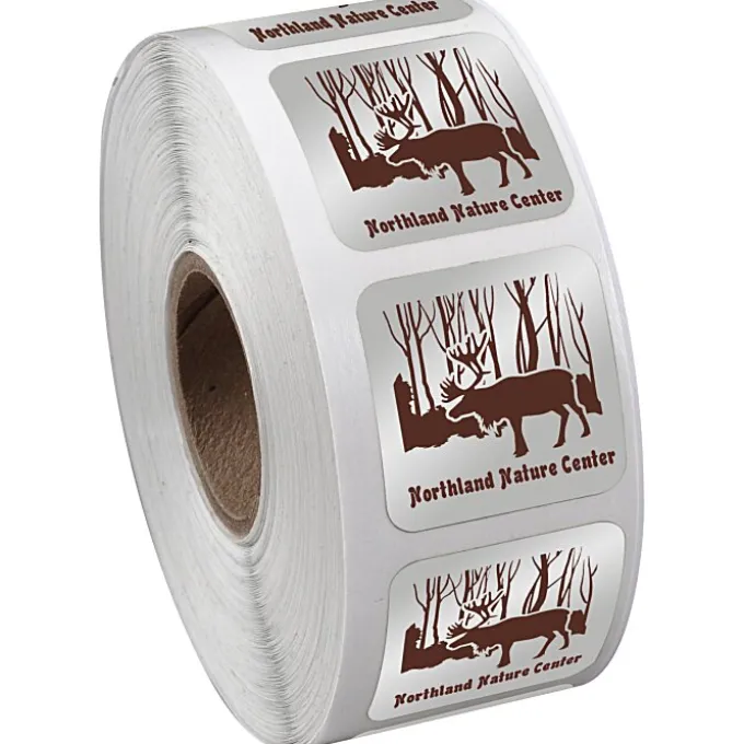 Sticker by the Roll - Square - 1 inch x 1 inch