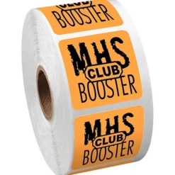 Sticker by the Roll - Square - 1-1/2 inches x 1-1/2 inches