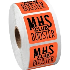Sticker by the Roll - Square - 1-1/2 inches x 1-1/2 inches
