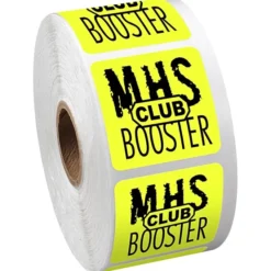 Sticker by the Roll - Square - 1-1/2 inches x 1-1/2 inches