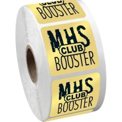 Sticker by the Roll - Square - 1-1/2 inches x 1-1/2 inches