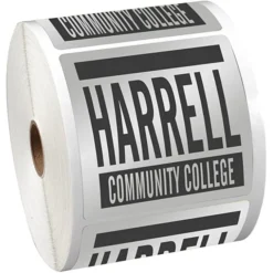 Sticker by the Roll - Square - 3-1/2 inches x 3-1/2 inches