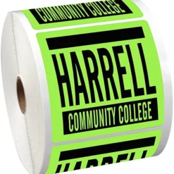 Sticker by the Roll - Square - 3-1/2 inches x 3-1/2 inches