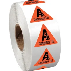 Sticker by the Roll - Triangle - 7/8 inches x 1 inch
