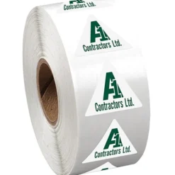 Sticker by the Roll - Triangle - 7/8 inches x 1 inch