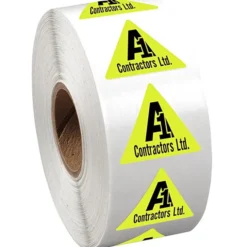 Sticker by the Roll - Triangle - 7/8 inches x 1 inch