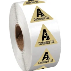 Sticker by the Roll - Triangle - 7/8 inches x 1 inch