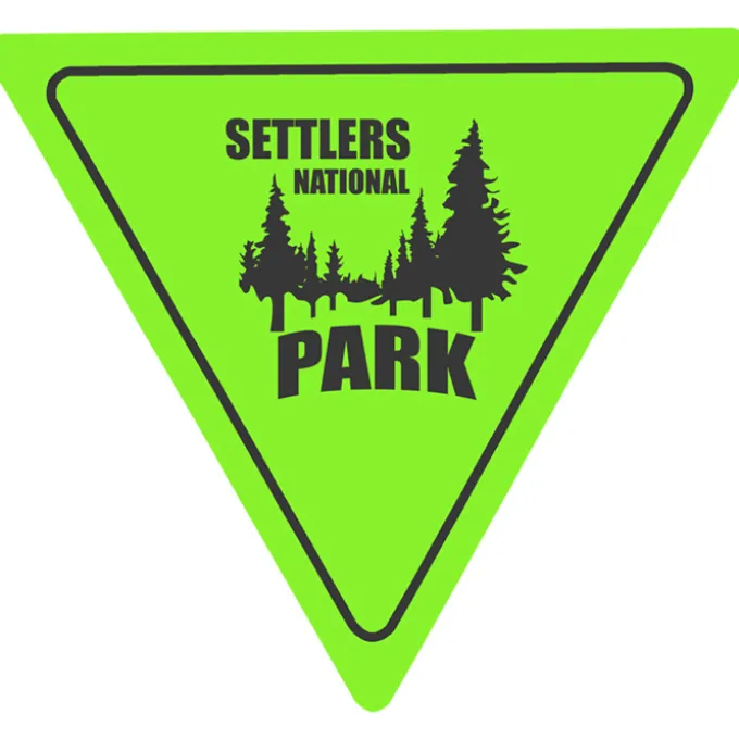 Sticker by the Roll - Triangle - 2 inches x 2-1/4 inches
