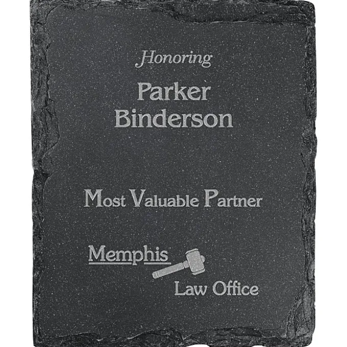 Stonecast Slate Plaque - 10 inches