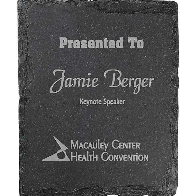 Stonecast Slate Plaque - 12 inches