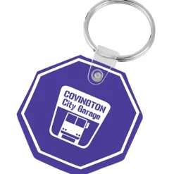 Stop Sign Soft Keychain - Opaque