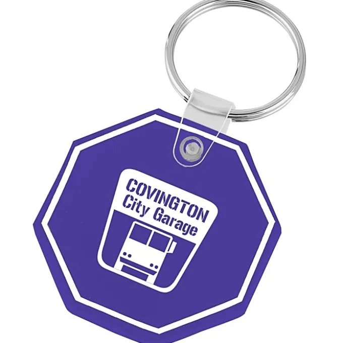 Stop Sign Soft Keychain - Opaque