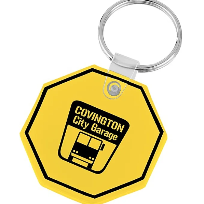 Stop Sign Soft Keychain - Opaque