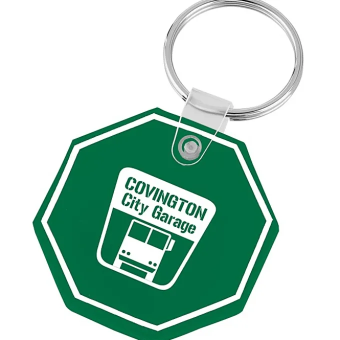 Stop Sign Soft Keychain - Opaque