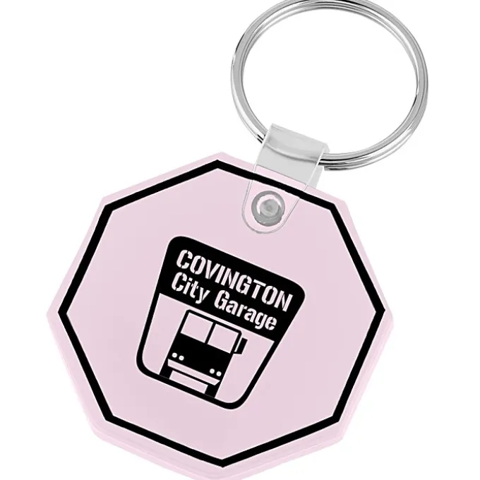Stop Sign Soft Keychain - Opaque