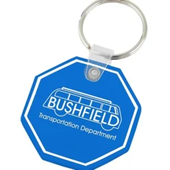 Stop Sign Soft Keychain - Translucent