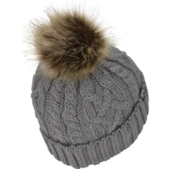 Storm Creek Cable Knit Pom Beanie